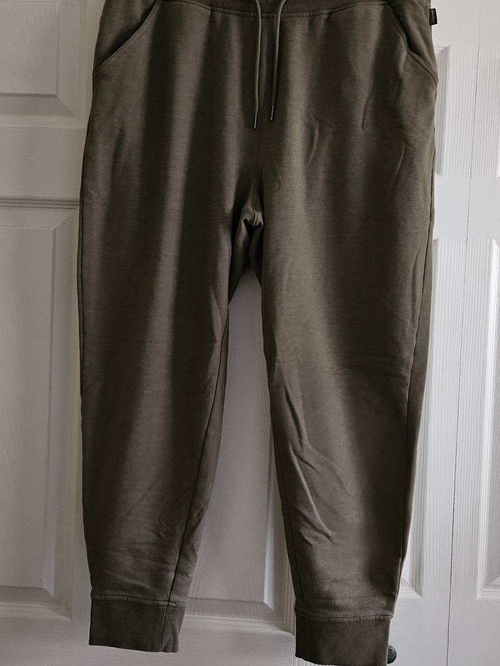 Eddie Bauer Womens Olive Green Jogger Pants  Casual Drawstring Sweatpants Size L